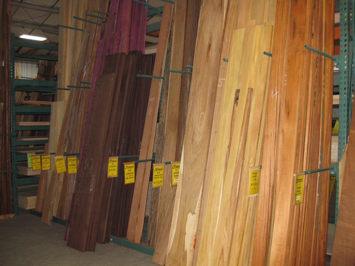 phot of exotic hardwoods