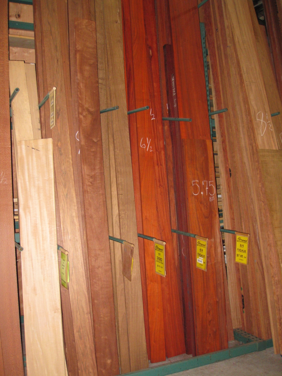 photo of exotic hardwoods
